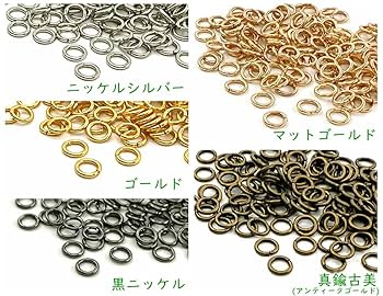 わずか❗️シルバー925丸カン直径8mm 線径1.2mm （開閉有り） Amazon | 「マ0812」 40g入(約198個) 丸カン マルカン 直径